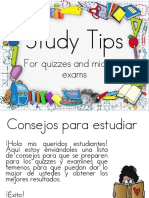 Study Tips For 5th Grade Students Spanish Version