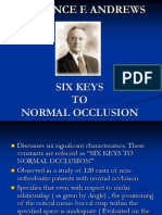 Six Keys TO Normal Occlusion