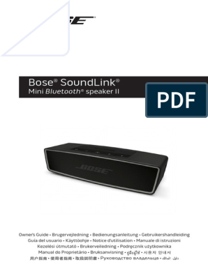 bose soundlink mini battery protection mode