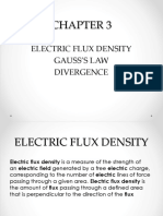 Electric Flux Density Gauss'S Law Divergence