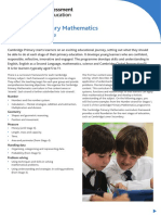 Cambridge Primary Maths (0845) Curriculam Syllabus