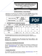 Tamil Nadu Forest Uniformed Services Recruitment Committee (Tnfusrc)