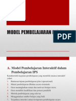 Model Pembelajaran Ips SD