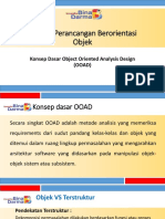 Analisis Perancangan Berorientasi Objek: Konsep Dasar Object Oriented Analysis Design (OOAD)