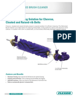 Effective Cleaning Solution For Chevron, Cleated and Raised-Rib Belts