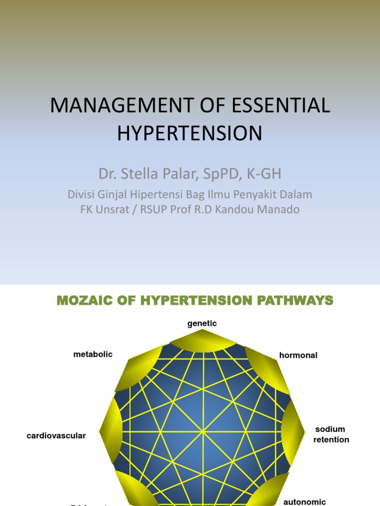 Essential Hypertension Management Guide | PDF | Hypertension | Blood ...