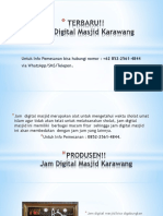 PRODUSEN!!, +62 852-2561-4844, Jam DigitaJam Digital Masjid Karawang
