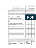 Qa/Qc Checklist Form