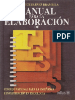 Manual para La Elaboración de Tesis - Berenice Ibáñez Brambila-LIBROSVIRTUAL PDF