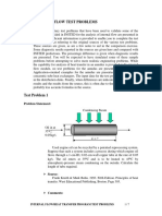 Internal Flow Test Problems: Problem Statement