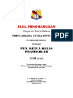 Sijil Penghargaan Penolong Ketua Kelas