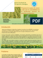 Implemento para aumentar la competitividad delos pequeños agricultores de arroz- Ecuador