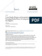 Cross-Border Mergers and Acquisitions by Emerging Market Firms_ A