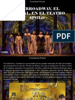 Constantino Parente - Viva Broadway, El Musical, En El Teatro Apolo