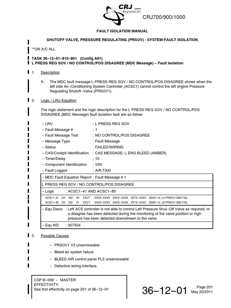 Fault Isolation Manual | PDF | Electrical Connector | Valve