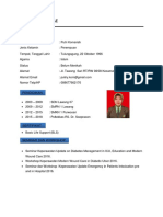 Curriculum Vitae: Data Pribadi