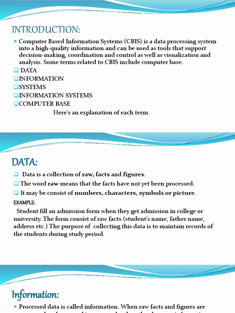 Information and Cbis | PDF | Information System | Information