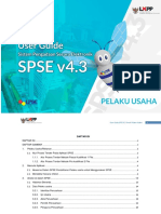 User Guide SPSE v4.3 User Pelaku Usaha Tender 25 Februari 2019