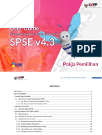 User Guide SPSE v4.3 User Pokja Pemilihan 25 Februari 2019
