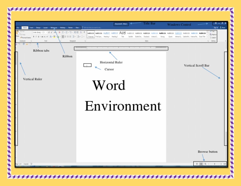 Understanding Word Processing Environment | PDF | Graphical User ...