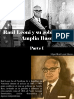 Edgard Raúl Leoni Moreno - Raúl Leoni y Su Gobierno de Amplia Base, Parte I