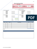 Balance Sheet Reconciliation