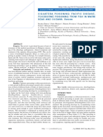 Ciguatera Poisoning: Pacific Disease, Foodborne Poisoning From Fish in Warm Seas and Oceans. Review