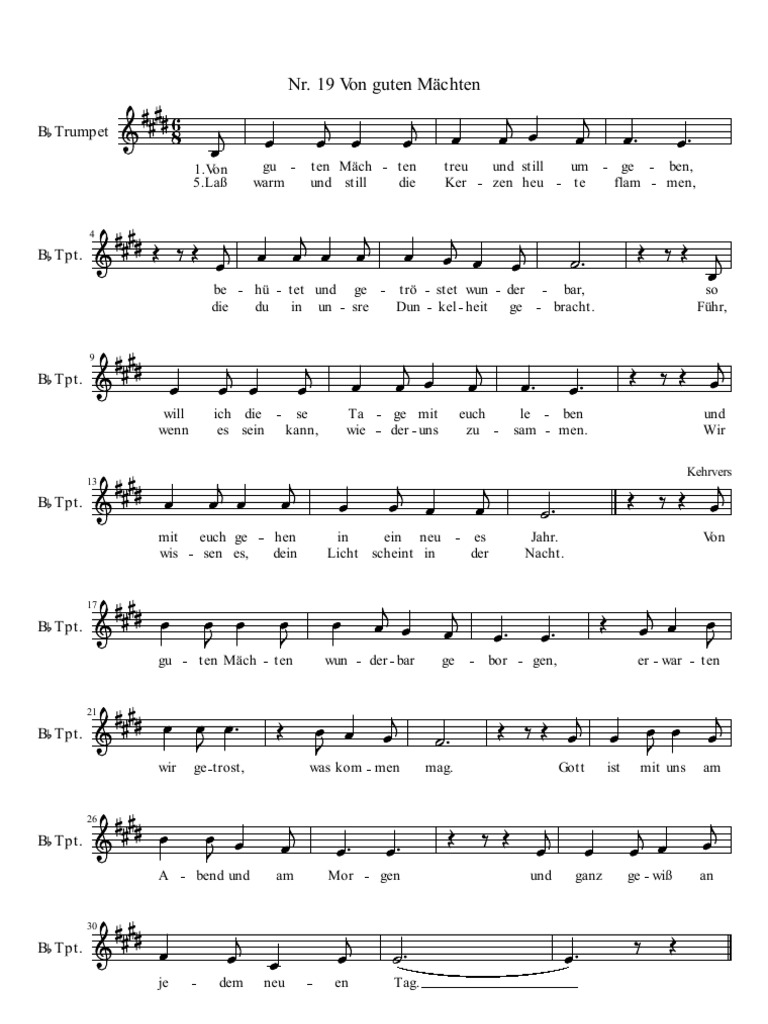 Nr. 19 Von Guten Mächten PDF