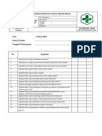 Daftar Tilik Stomatitis Dan Ulkus Tramatikus