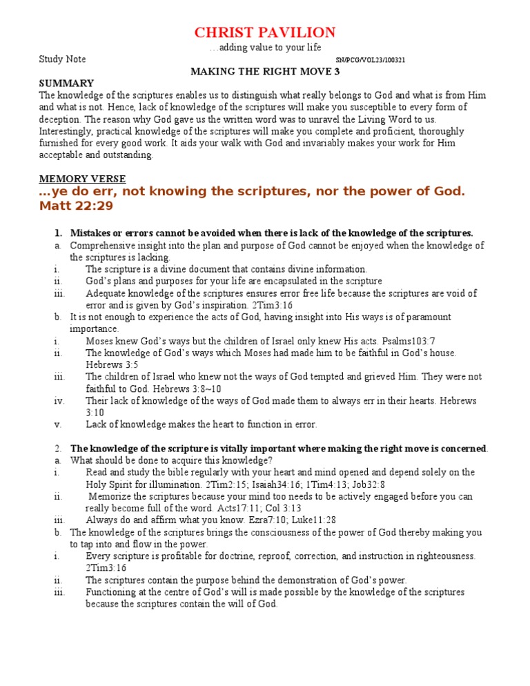 Christ Pavilion PDF Bible Christian Belief And Doctrine