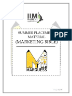 Placement Preparation - Marketing PDF