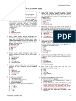 Bank Soal Geografi 2017