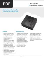 Cisco Spa 112 Ata Datasheet