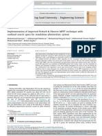 Implementation of Improved Perturb & Observe MPPT Technique