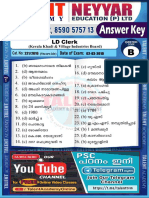 LDC Khadi Board Answer Key Code B