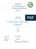 5 Types of Portland Cement: Special Topics in Civil Engineering