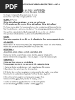 Solenidade de Santa Maria Mãe de Deus A