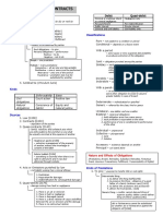 Obligations and Contracts: Elements Classifications