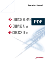 Cubase Elements LE AI 9 5 Operation Manual en PDF