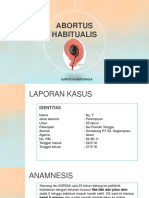 Abortus Habitualis - Qanita Khairunnisa - Dr. Erick