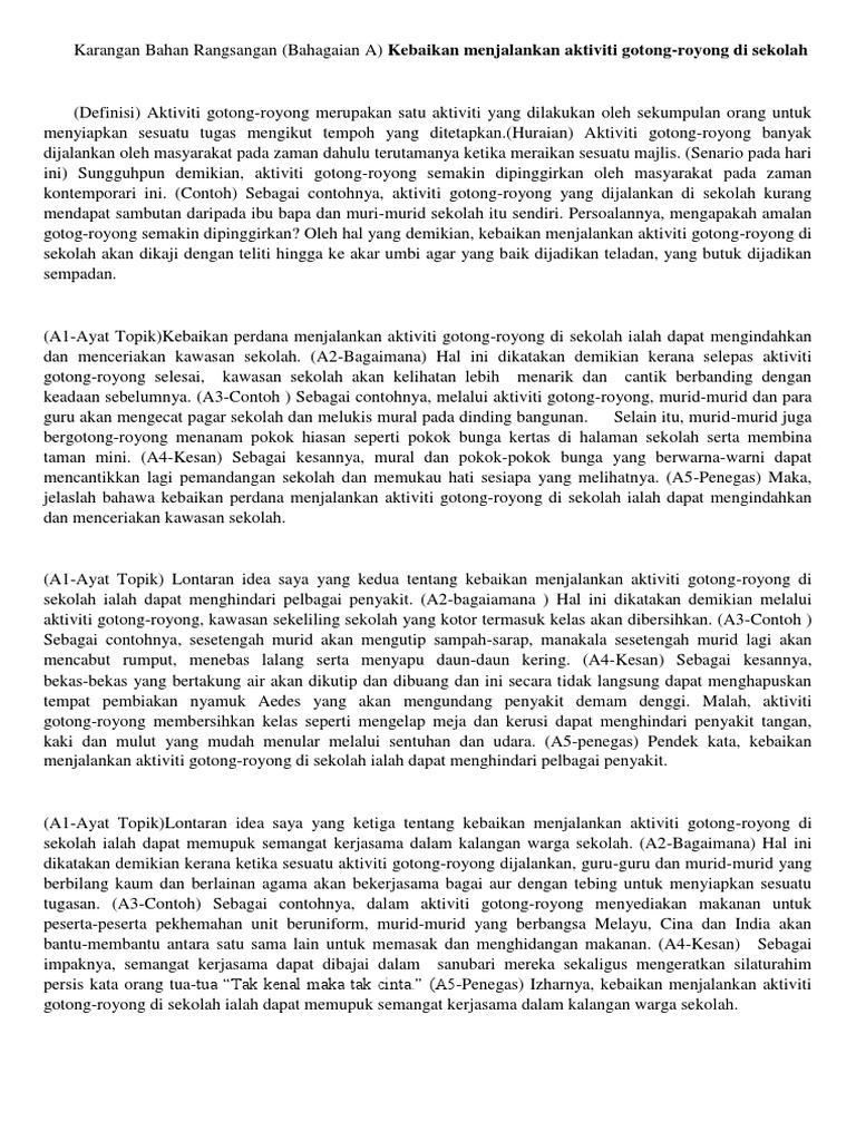 Kebaikan Gotong Royong Pdf
