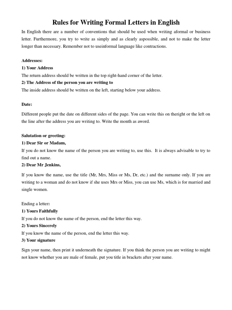 End A Formal Letter Database Letter Template Collection