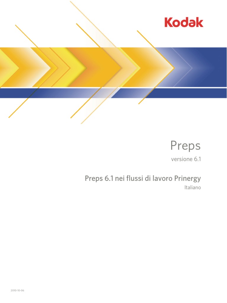 Preps 6.1 PrinergyGuide IT PDF | PDF
