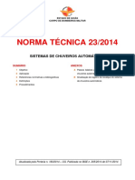 NT 23 Sistemas de Chuveiros Automáticos