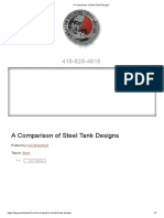 A Comparison of Steel Tank Designs