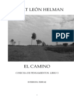 Robert León Helman. El Camino. Cosecha de Pensamientos. Libro 3. Interiora Terrae, Asunción, 2018. (1)