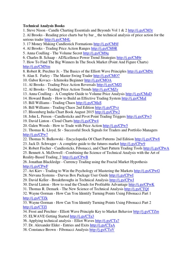 100 Recomended Trading Books With Links To Download | PDF | Value
