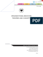 L - Organizational Behavior Theories and Concepts PDF