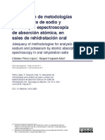 Validacion de La Metodologia Por El Metodo Estandar 3111 Absorcion Atomica para El Analisis de Metales Pesados en Muestras de Aguas y Aguas Residuales