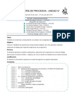 Ingenieria de Procesos Unidad 4